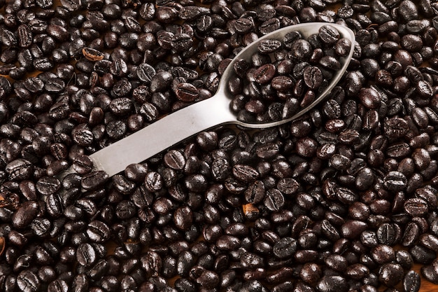 Coffee beans background