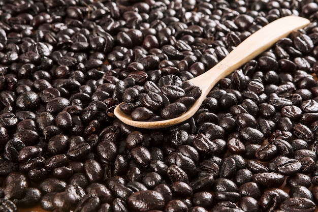 Free photo coffee beans background