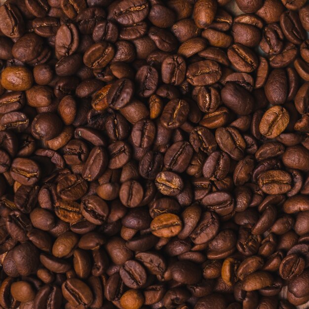 Coffee beans textured background