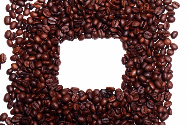 Кофе в зернах с copyspace