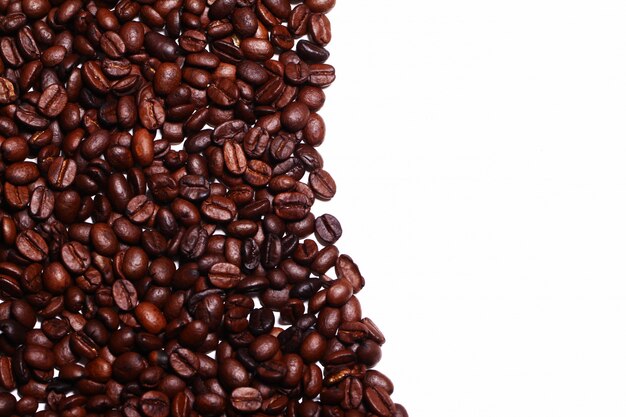 Coffee beans with copyspace