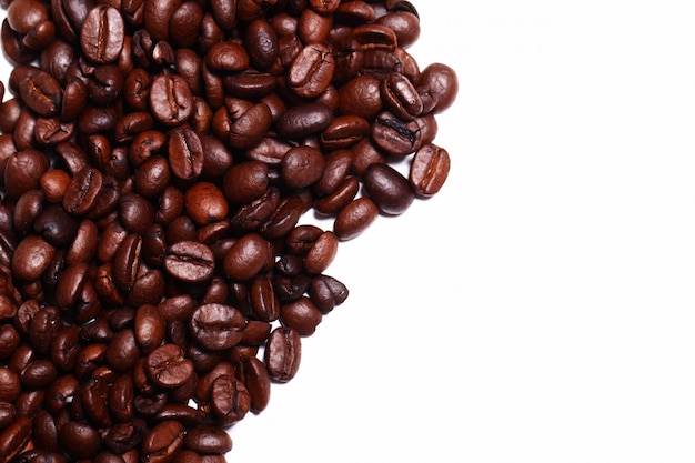 Coffee beans with copyspace