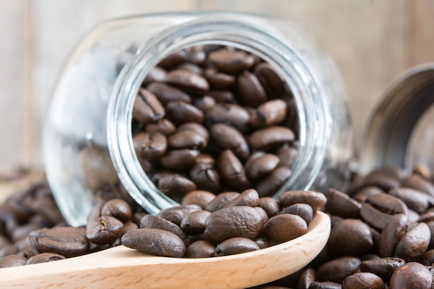 Free photo coffee beans