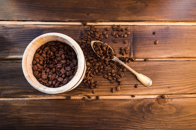 Free photo coffee beans