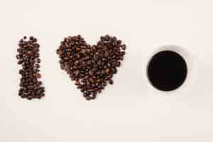 Free photo coffee beans