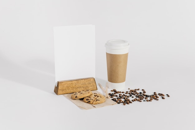 Coffee concept with board