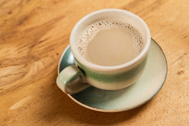 Coffee cup on the table