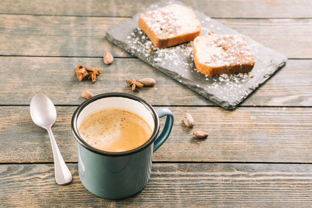 コーヒーのある静物