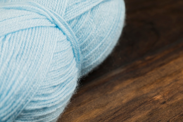 Coil wool thread