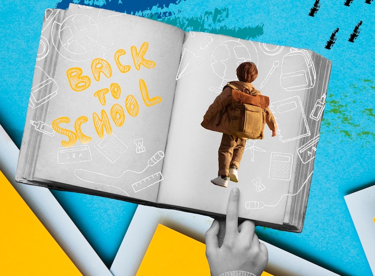 Free Photo collage about childhood concept