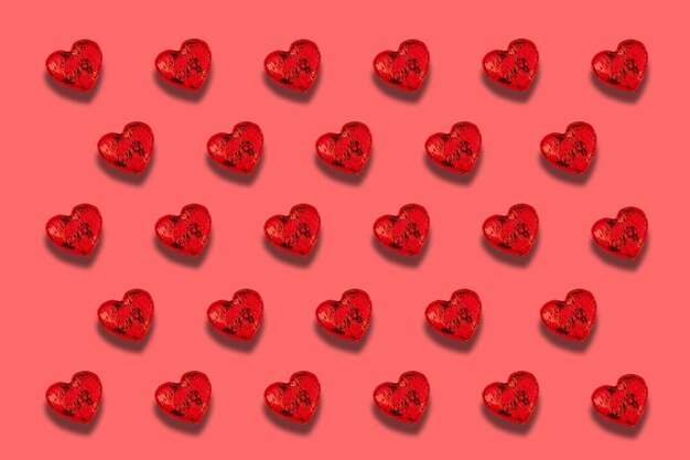 Collage background of red hearts for valentine39s day february 14 valentine39s day