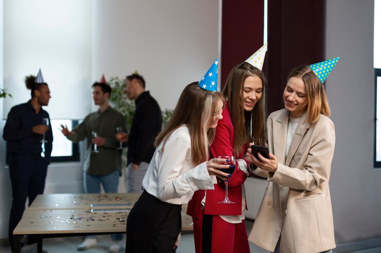 Бесплатный Фотография коллеги веселятся на деловом мероприятии