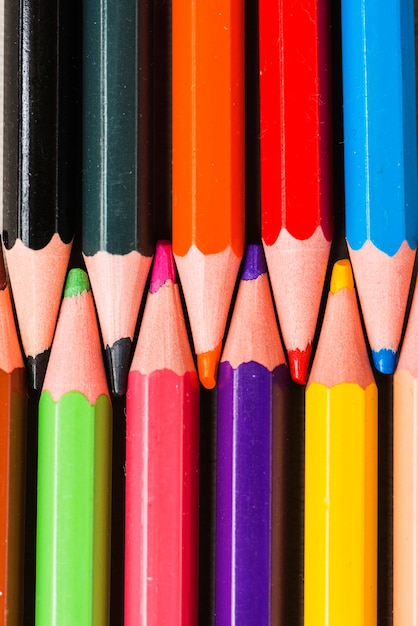 Free photo collection of bright pencils