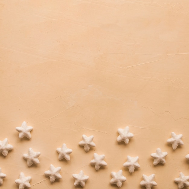 Collection of decorative white stars
