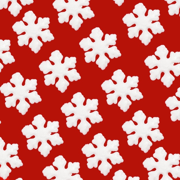 Foto gratuita collezione di fiocchi di neve decorativi leggeri