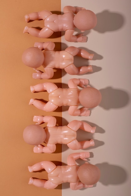 Коллекция пластиковых кукол для детей