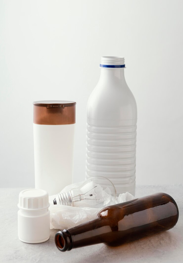 Free Photo collection of plastic bottles