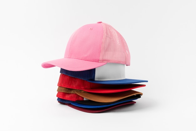 메쉬 뒷면이 있는 트러커 모자 컬렉션