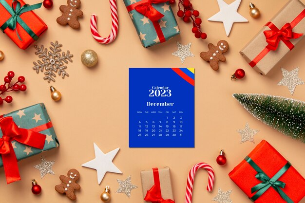 Colombian christmas calendar for 2023