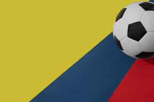 Free photo colombian national soccer team concept