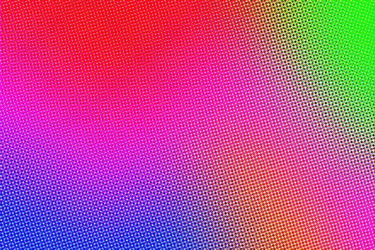 Free Photo color halftone - abstract background