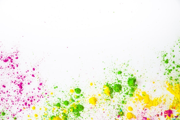 Color powder for holi greeting card