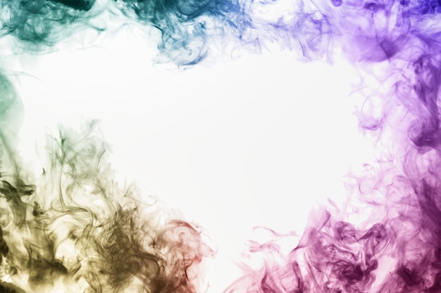 Free photo color smoke abstract wallpaper, aesthetic background design