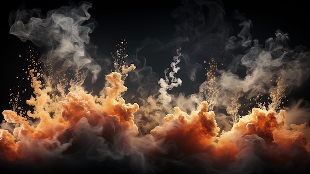 color smoke background