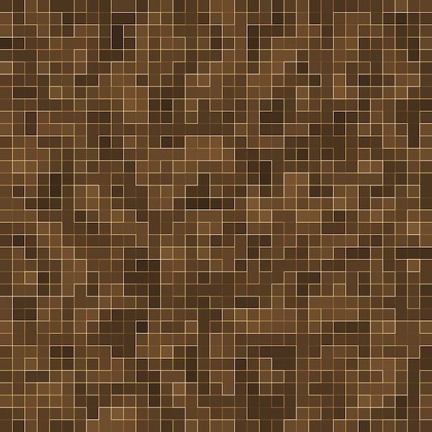 Colored ceramic stones. Abstract Smooth Brown Mosiac Texture abstract ceramic mosaic adorned building. Abstract Seamless Pattern.