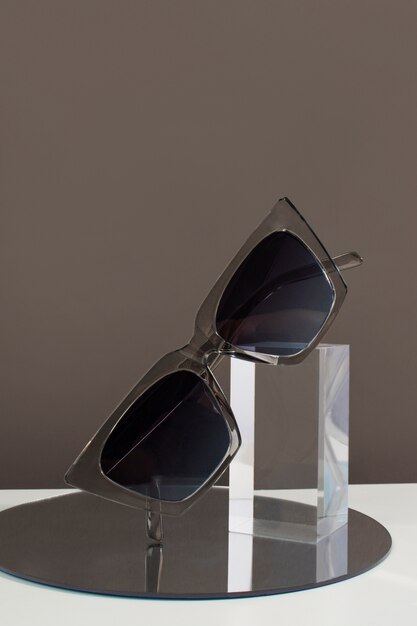 Colored transparent sunglasses  still life