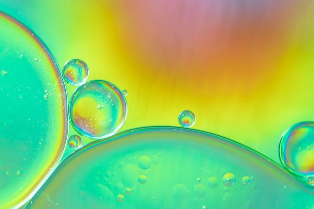 Free photo colorful abstract background with bubbles