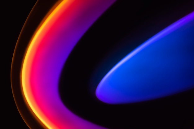 Colorful abstract background with neon led light