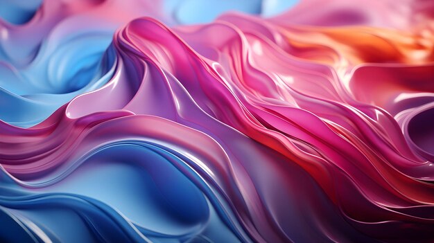 colorful abstract fluid art style Pastel background