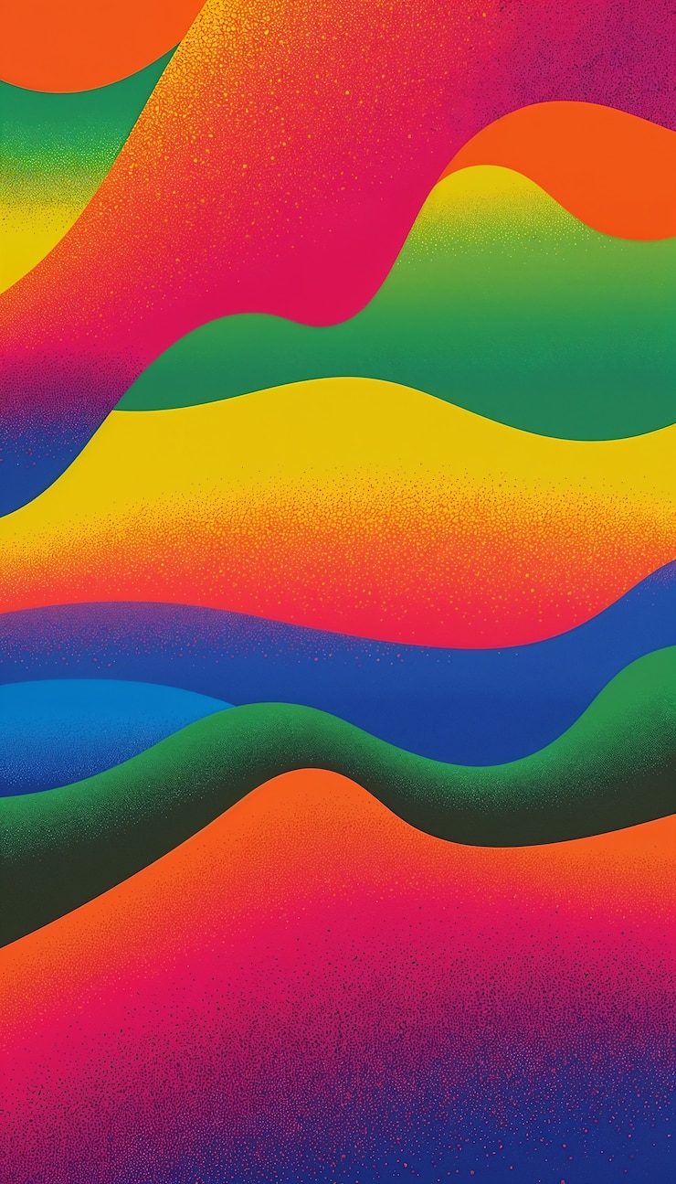 Free Photo colorful abstract geometric wallpaper