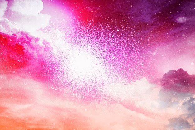 Colorful abstract universe textured background