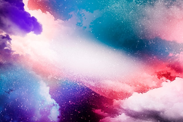 Colorful abstract universe textured background