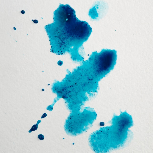 Free photo colorful artistic stains of watercolor splashes