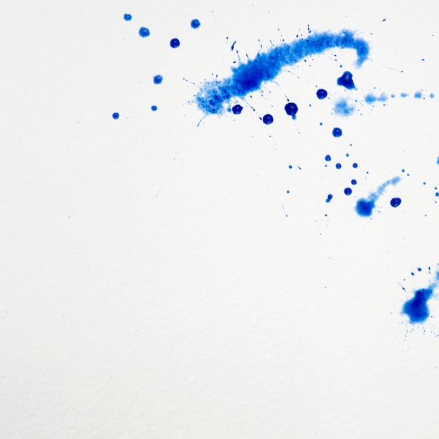 Colorful artistic stains of watercolor splashes