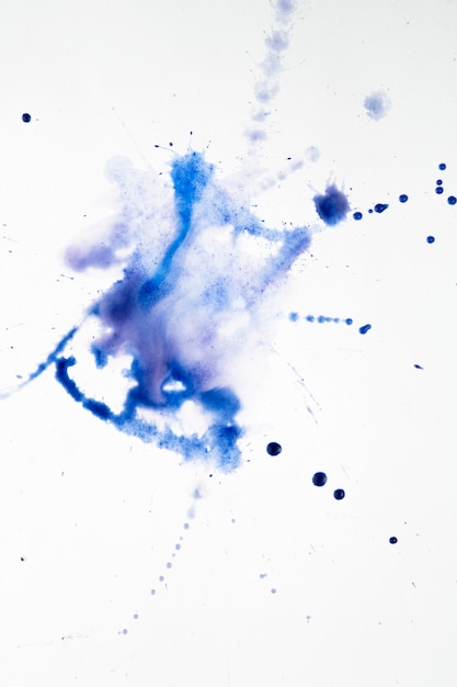 Colorful artistic stains of watercolor splashes