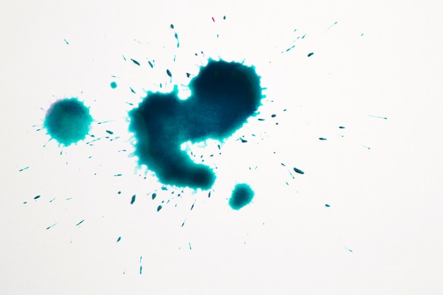 Colorful artistic stains of watercolor splashes