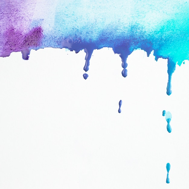 Free photo colorful artistic stains of watercolor splashes