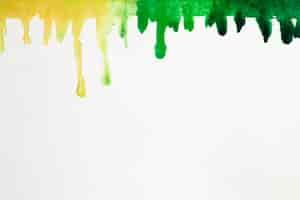 Free photo colorful artistic stains of watercolor splashes