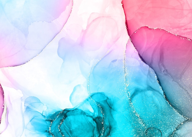 Free photo colorful background with alcohol ink