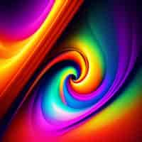 Free photo a colorful background with a spiral design.