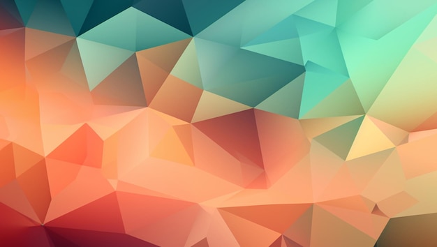 A colorful background with a triangle design in the middle