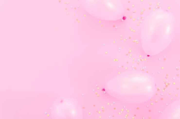Free Photo colorful birthday balloons