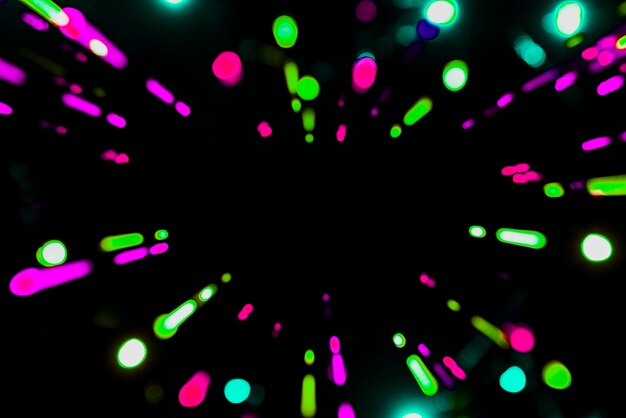 Colorful blurry lights background