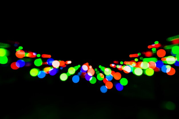 Colorful blurry lights background