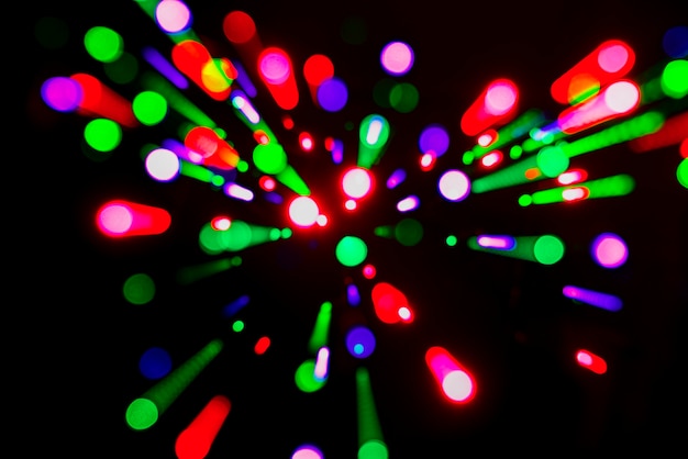 Free photo colorful blurry lights background