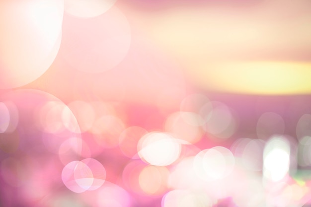 Colorful bokeh lights background